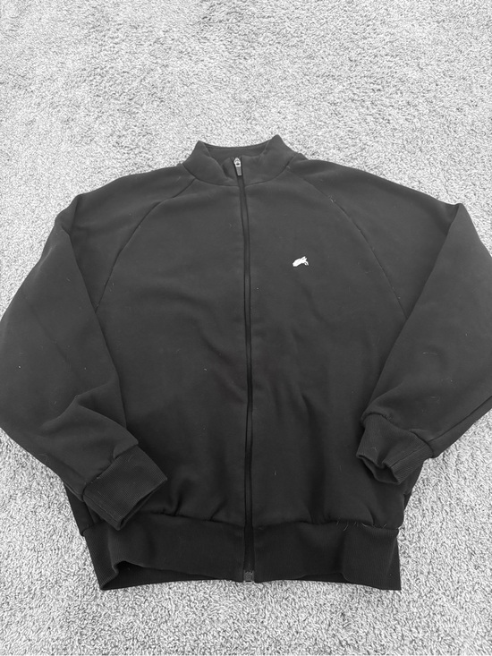 Alphalete Other - Alphalete Black Full-Zip Knit Jacket with Subtle Logo